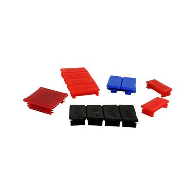 comprare Cappucci di plastica bianchi rettangolari per tubi quadrati da 1 pollice online manufacture