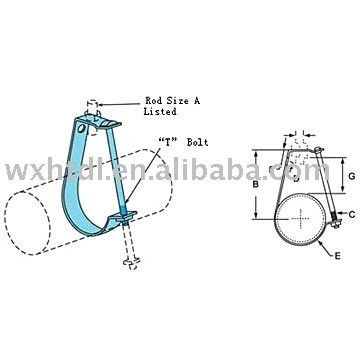 comprare Clampe regolabili per tubi supporto per bracciale forma J online manufacture