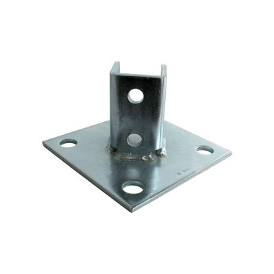 comprare HDG Steel Channel Post Base for Industrial Fittings online manufacture